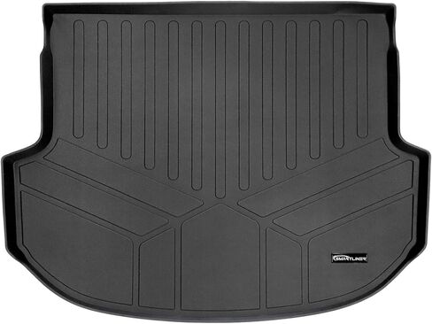 SMARTLINER Custom Fit Floor Mats 2 Row Liner Set Black Compatible with 2019-2020 Hyundai Santa Fe 5 Passenger Models in Saudi Arabia