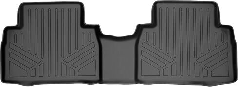 SMARTLINER Custom Fit Floor Mats 2 Row Liner Set Black Compatible with 2019-2020 Hyundai Santa Fe 5 Passenger Models in Saudi Arabia