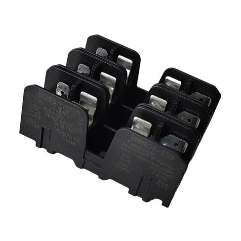 BM6033SQ Buss Fuse Block 30A 600V 3 Pole 10×38mm Fuse Holder in Saudi Arabia