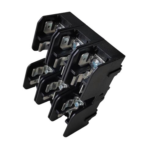 BM6033SQ Buss Fuse Block 30A 600V 3 Pole 10×38mm Fuse Holder in Saudi Arabia