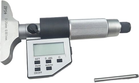 Digital Depth Micrometer Resolution 0.001mm 0-25 50 100mm(0-200mm) in Saudi Arabia