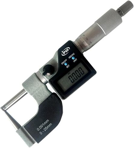 Electronic Tube Micrometer IP65 0.001mm 0-25mm 25-50mm Digital Tube Micrometer Type C Digital Micrometer Inch(Type J 0-25mm) in Saudi Arabia