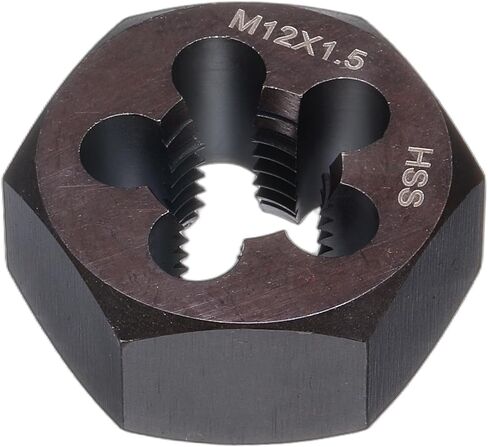 Harfington Hex Threading Die M2.5 × 0.45 سلسلة متري ، اليد اليمنى من الصلب in Saudi Arabia