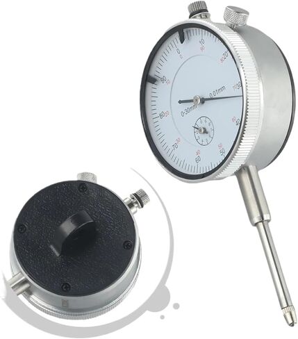 1PCS 0-30mm/0.01mm Dial Indicator Gauge Meter Comparator Measuring Measuring Instrument with Lug Back Precise Micrometer Tool in Saudi Arabia