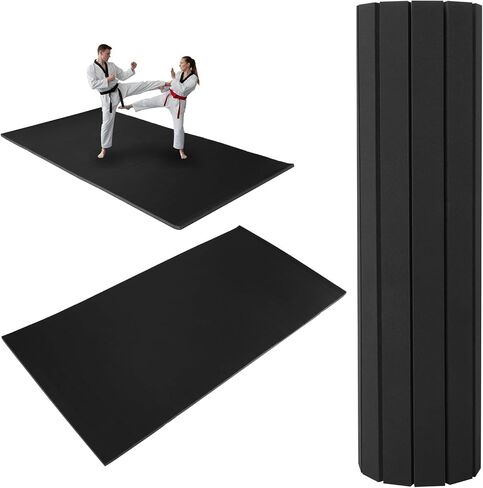 Thick Workout Mats 118.11x59.06x1.18inch Indoor Extra Large Exercise Mat with Non-Slip Surface for Yoga Pilates MMA Grappling Martial Arts Boxing in Kuwait