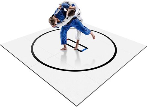 Wrestling Mat 10ft Foldable Jiu Jitsu Mats 1.2inch Thick Gymnastics Training Mat for BJJ MMA Martial Art Boxing Grappling and Judo in Kuwait