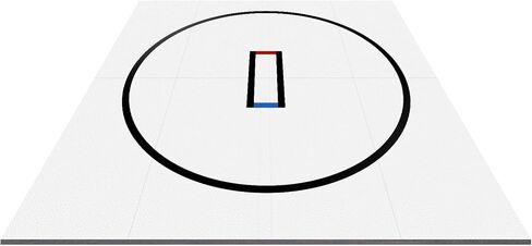 Wrestling Mat 10ft Foldable Jiu Jitsu Mats 1.2inch Thick Gymnastics Training Mat for BJJ MMA Martial Art Boxing Grappling and Judo in Kuwait