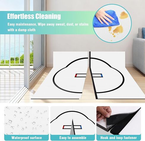 Wrestling Mat 10ft Foldable Jiu Jitsu Mats 1.2inch Thick Gymnastics Training Mat for BJJ MMA Martial Art Boxing Grappling and Judo in Kuwait