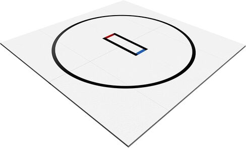 Wrestling Mat 10ft Foldable Jiu Jitsu Mats 1.2inch Thick Gymnastics Training Mat for BJJ MMA Martial Art Boxing Grappling and Judo in Kuwait