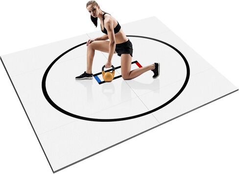 Wrestling Mat 10ft Foldable Jiu Jitsu Mats 1.2inch Thick Gymnastics Training Mat for BJJ MMA Martial Art Boxing Grappling and Judo in Kuwait