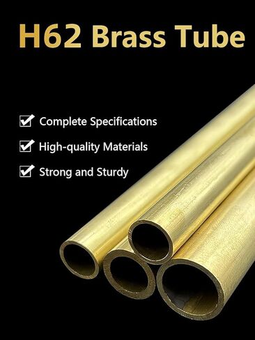 Outer diameter 24 mm round brass tube Length 500 mm High-strength precision straight tube(24 * 1mm) in Saudi Arabia