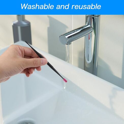 12 PCS Ear Wax Removal Tool, Reusable Spiral Ear Wax Removal Kit with Soft Silicone Double Sided Head, Safe Cleaner Tool for Adults in Saudi Arabia