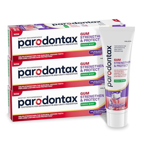 parodontax Gum Strengthen and Protect Fresh Mint Toothpaste, 3.4 oz (3 Pack) in Kuwait