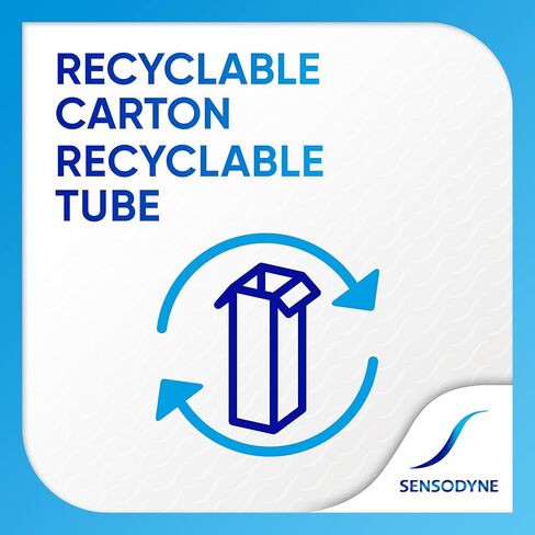 Sensodyne Extra Whitening Toothpaste for Sensitive Teeth, Cavity Prevention and Sensitive Teeth Whitening - 2.7 Ounces (Pack of 2) in Kuwait