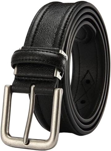 Men's Trendy Fashion Automatic Alloy Buckle Top Pu Classic Business Casual Jeans Belt in Saudi Arabia