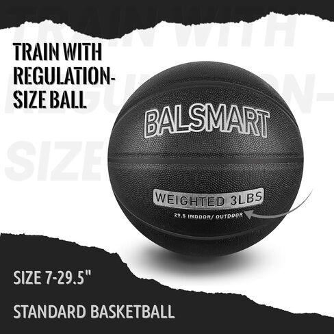 3 LBS/2.2 LBS Weighted Basketball 29.5"/28.5" for Training Outdoor Indoor - Heavy Training Basketball for Improving Ball Handling Passing and Rebounding in Saudi Arabia