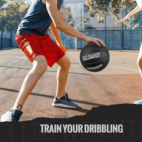 3 LBS/2.2 LBS Weighted Basketball 29.5"/28.5" for Training Outdoor Indoor - Heavy Training Basketball for Improving Ball Handling Passing and Rebounding in Saudi Arabia