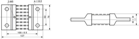A FL－2 750A 75MV Current Shunt DC Shunt in Kuwait