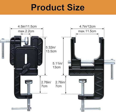 GALLOP Ski Vise - Stable Ski Snowboard Tuning Vise,Edges and Waxing, All Metal,Ski Snowboard Clamp with Rubber Pads - Jaw Opens up to 115mm in Saudi Arabia