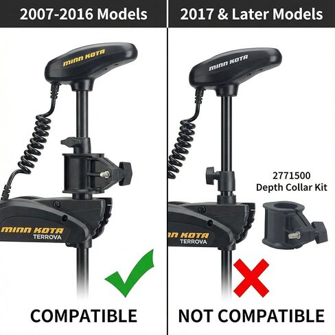 مجموعة طوق العمق 2771500 مع مقبض - متوافقة مع محركات الصيد Minn Kota Terrova & Riptide ST (موديلات 2007-2016) in Kuwait