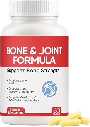 تركيبة درع العظام والمفاصل - دعم العظام المعزز ومكمل صحة العظام مع فيتامين د3 وك2، 60 كبسولة (1) in Kuwait