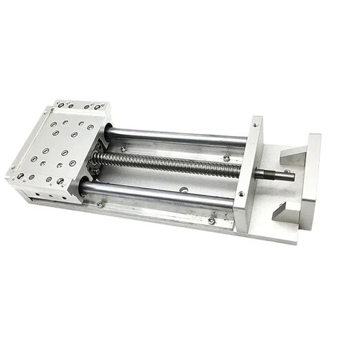 CNC Aluminum Linear Movement Module Platform Heavy Load Sliding Table XYZ Axis Motorized Ball Screw SFU1605 /1610 CNC Router(TH20-86 Motor Bracke,SUF1610-300mm Stroke) in Saudi Arabia