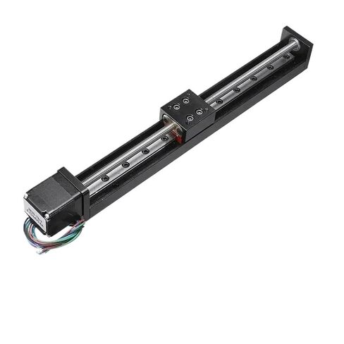 CNC Mini T-Type طاولة منزلقة 50 مم 100 مم 250 مم 300 مم منصة السكك الحديدية الخطية الآلية Nema11 طقم محرك المحرك الخطي المرحلة XYZ محور (250 مم السكتة الدماغية، 6 مم الملعب) in Saudi Arabia