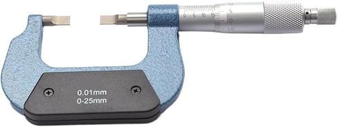 Thin Blade Tips Micrometer Narrow Grooves Gap Small Long Flat 0.7mm Length 6.5mm deep Depth Outside Round Diameter(100-125mm) in Saudi Arabia