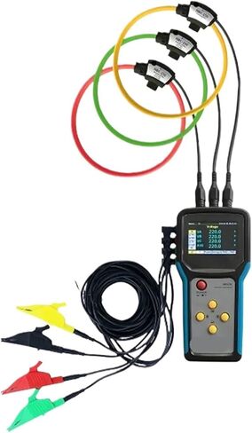 Handheld Power Logger 3 Phase Four Wire Voltage Current Measuring Digital Smart Energy Power Meters PLS-ME435(Host-3pc 100mm coils) in Saudi Arabia
