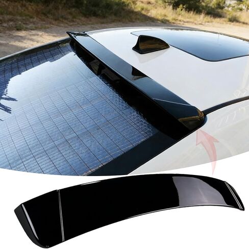 WINDOW WINDOW SOPPLER SPOILER SPOPATOR WIND متوافق مع Toyota Corolla Sedan L/LE/SE/XLE/XSE 2020 2021 2022 2023 2024 2025 إكسسوارات الشفاه العليا الجناح (الأسود اللامع) in Kuwait