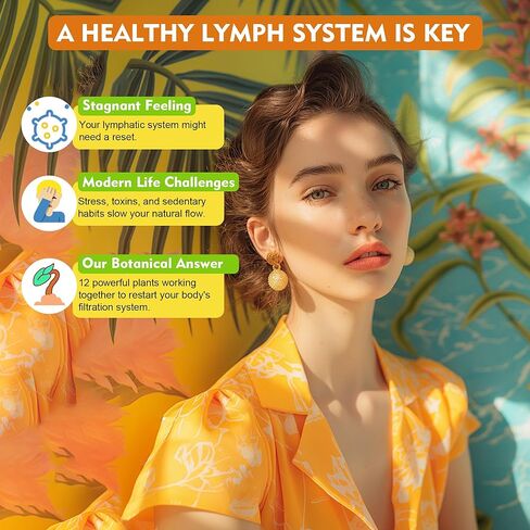 علكات التصريف اللمفاوي بشكل جيد وكامل، مكملات التصريف اللمفاوي مع إشنسا، الهندباء، الأرقطيون، دعم نظام اللمف، تنظيف السموم اللمفاوية ودعم المناعة، الأناناس، فاجان، 60 علكة in Kuwait