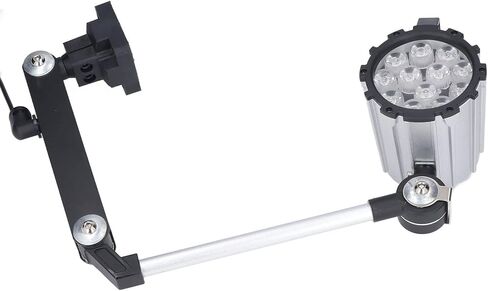 LED Machine Work Light - 12W 24V Adjustable Long Arm for CNC, Lathe & Workshop, Foldable & in Kuwait