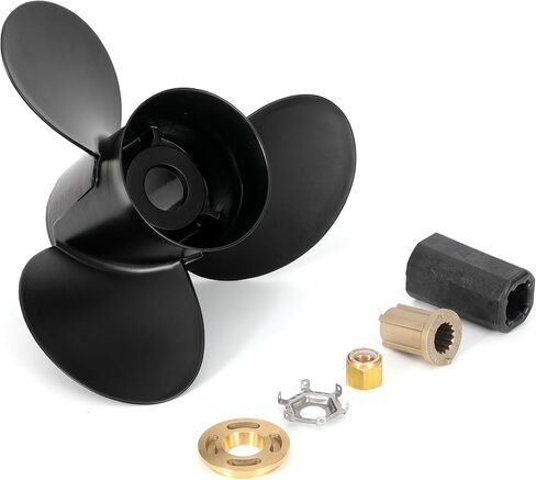 AMYBEST Outboard Boat Propeller, OEM 15 Spline Tooth Aluminum Prop Compatible for Mercruiser Alpha One & Mercury 135-300HP, Includes Hub Kit, RH Rotation in Saudi Arabia