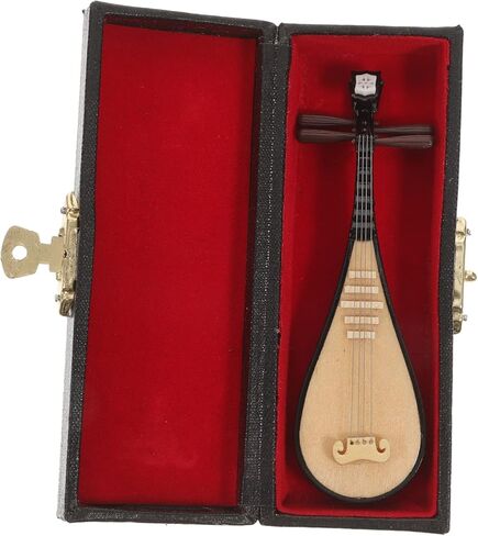 قطعة واحدة من نموذج بيبا المصغر للآلة الموسيقية المزخرفة مع حامل صورة فريدة من نوعها للتصوير الفوتوغرافي وديكور المنزل وأفكار الهدايا الصغيرة بيبا لـ in Kuwait