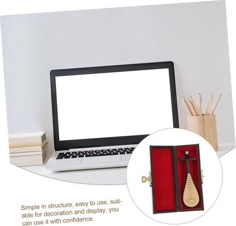 قطعة واحدة من نموذج بيبا المصغر للآلة الموسيقية المزخرفة مع حامل صورة فريدة من نوعها للتصوير الفوتوغرافي وديكور المنزل وأفكار الهدايا الصغيرة بيبا لـ in Kuwait