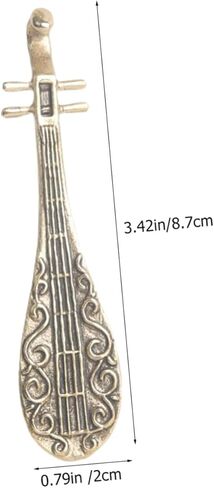 الرجعية البرونزية مصغرة العود بيبا تمثال الصينية سطح المكتب ديكور بيبا الزينة مكتب سطح المكتب in Kuwait