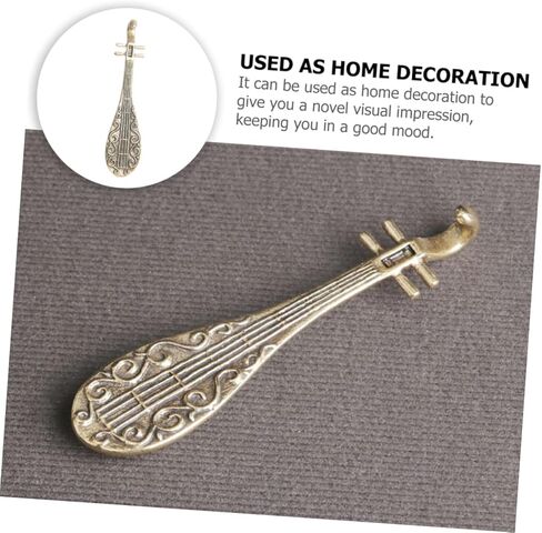 الرجعية البرونزية مصغرة العود بيبا تمثال الصينية سطح المكتب ديكور بيبا الزينة مكتب سطح المكتب in Kuwait