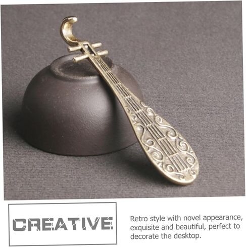 الرجعية البرونزية مصغرة العود بيبا تمثال الصينية سطح المكتب ديكور بيبا الزينة مكتب سطح المكتب in Kuwait
