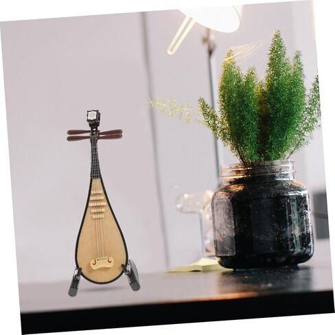 نموذج آلة موسيقية صغيرة من العود بيبا صور الدعامة زخرفة مصغرة ديكور للمنزل أداة صغيرة ديكور in Kuwait