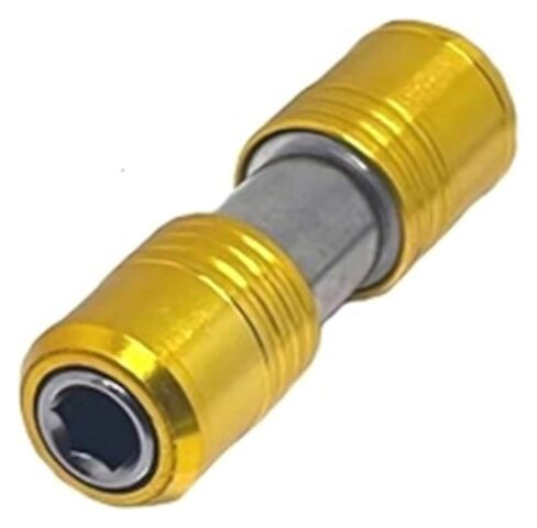 Dvj479 المحمولة مفك بت حامل مزدوج رئيس تمديد قضيب الإفراج السريع 1/4 "عرافة برغي مأخذ توصيل محول الحفر الكهربائية أداة السلطة dvj479 in Kuwait