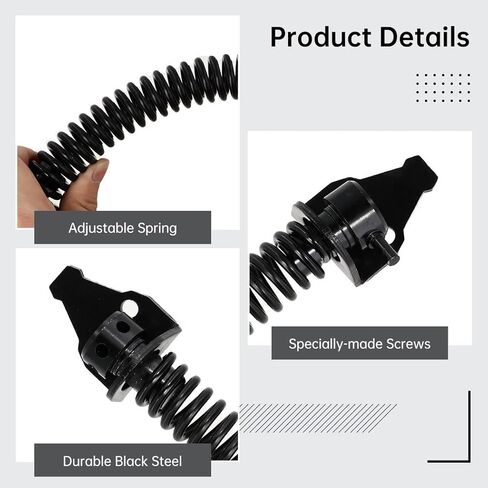 14-Inch Adjustable Metal Gate Spring Closer, Automatic Door Closure for Wooden Gates and Fences, Spring Mechanism for Garden & Farm Use in Saudi Arabia