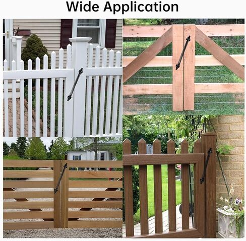 14-Inch Adjustable Metal Gate Spring Closer, Automatic Door Closure for Wooden Gates and Fences, Spring Mechanism for Garden & Farm Use in Saudi Arabia