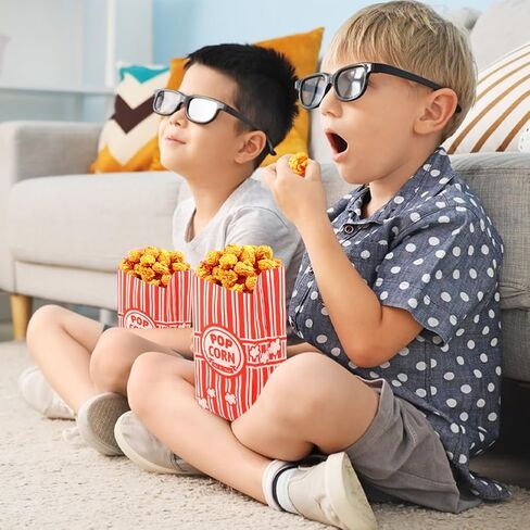 202 قطعة من أكياس الفشار مع مغرفة وشاكر ملح، 1 أونصة صغيرة للوجبات الفردية حاوية الفشار أكياس PopCor-n السائبة للحفلات والمسرح الليلي in Kuwait