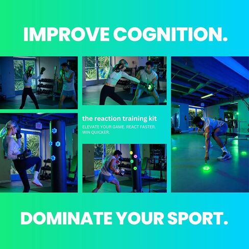 منصة تدريب رد الفعل للملاكمة والفنون القتالية. تحسين القدرة العصبية باستخدام أضواء التدريب التي تعمل على تحسين مهارات رد الفعل لديك. تطوير الأقدام السريعة، والانفجار، والسرعة الجانبية in Kuwait