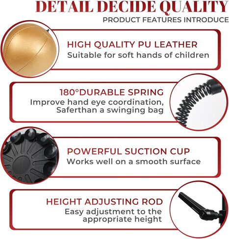 Reflex Ball Speed Bag Punching Bag Free Standing Boxing Bag Reinforced Spring Strong Durable Relief Stress Ball with Adjustable Height in Saudi Arabia