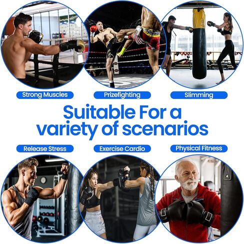 Boxing Reflex Bag, Punching Bag with Stand, 57-72.8 Inches Height Adjustable to Increase Speed, Reflex, and Stamina, Boxing Equipment for Training, Boxings Equipment, Stress Relief and Fitness in Saudi Arabia