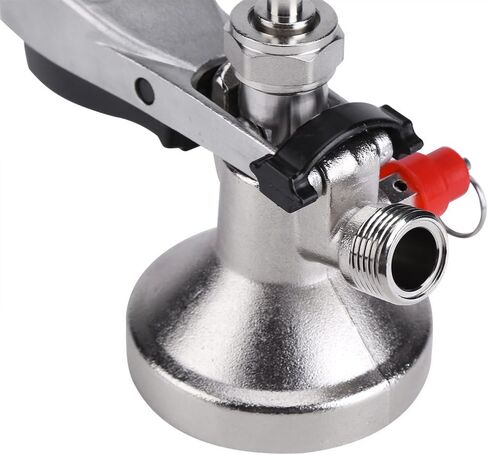 G Type Keg Stainless Steel Coupler - Durable Draft Beer Dispenser with Air Valve for Home Brewing & Bars in Kuwait