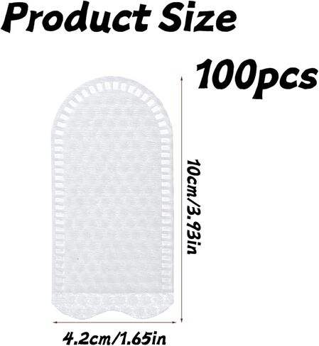 100pcs Cotton Finger Cots, Dog Ear Wipes Finger Ear Fingers Wipes for Dogs Fingers Covers Protection for Tips Gauze Sleeve, Breathable, Sweat Resistant Perfect for Work, Nails Cleaning(White) in Saudi Arabia