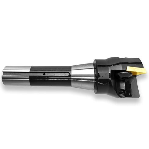 مطحنة نهاية قابلة للفهرسة R8 ساق 2 بوصة قطر القطع 90 درجة 3 مزامير قاطعة طحن عالية السرعة مع 3 قطع TPCN43PDTR(TPG43) إدراجات كربيد (6 بوصة الطول الإجمالي، TP43) in Kuwait