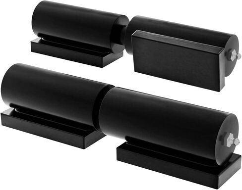 Heavy Duty Gate Hinges 5 Inches - 2 Pack Black Iron Door Hinge Barrel Style 450 Lbs Capacity for Swing Door Trailer Ramp Gate - Weld On Install in Saudi Arabia